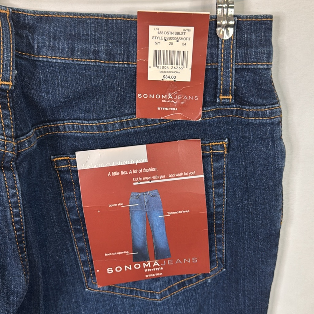 Sonoma Stretch Denim Bootcut Jeans Sonoma Stretch Denim Bootcut Jeans